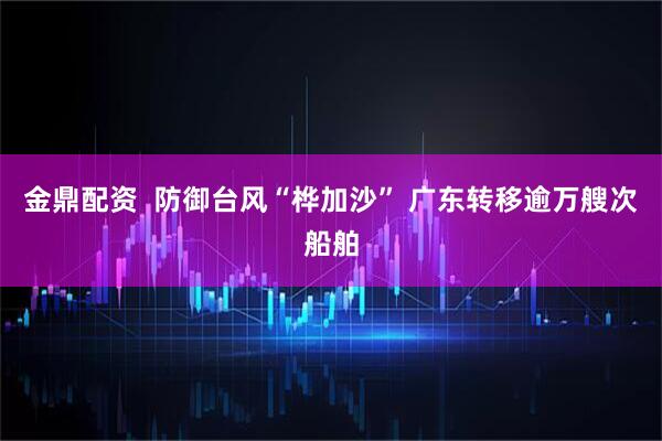 金鼎配资  防御台风“桦加沙” 广东转移逾万艘次船舶