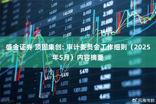 盛金证券 顶固集创: 审计委员会工作细则（2025年5月）内容摘要